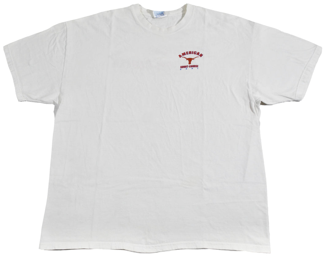 Vintage Texas Longhorns Short Course Shirt Size X-Large