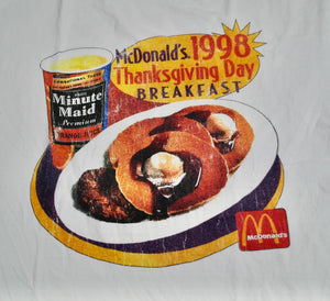 McDonalds Breakfast Shirt Size X-Large