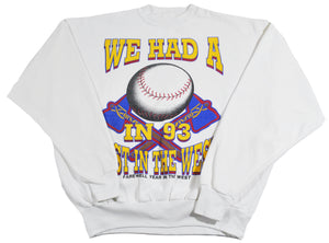 Vintage Atlanta Braves 1993 Sweatshirt Size X-Large