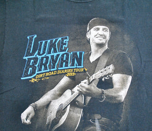 Vintage Luke Bryan 2013 Tour Shirt Size Large