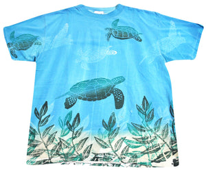 Vintage Turtle Shirt Size Large