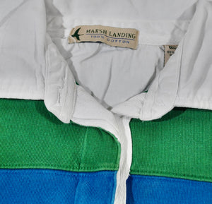 Vintage Marsh Landing Rugby Polo Size Medium