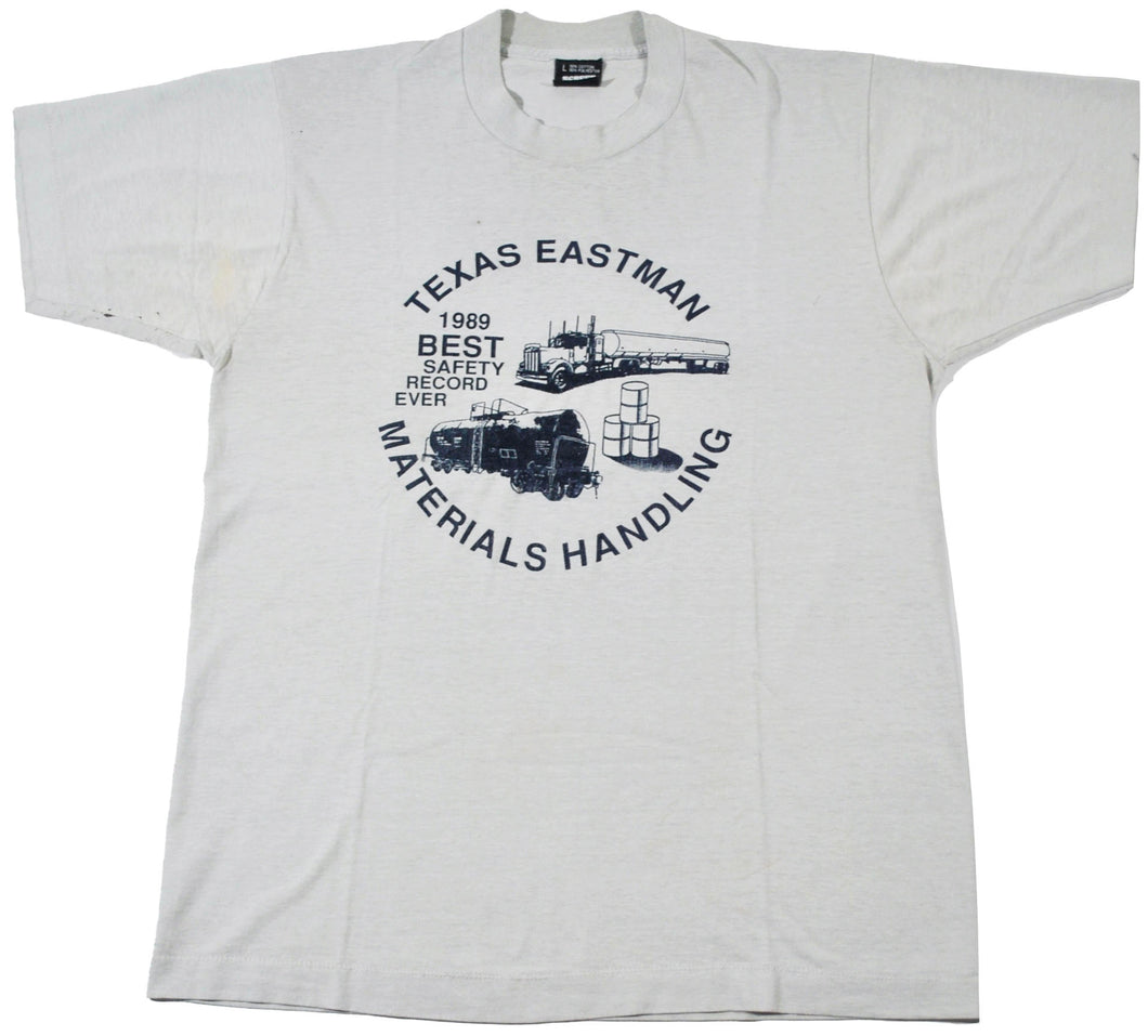 Vintage Texas Eastman Materials Handling 1989 Shirt Size Large