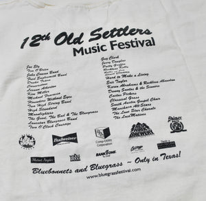 Vintage Old Settlers 1999 Music Festival Budweiser Shirt Size X-Large