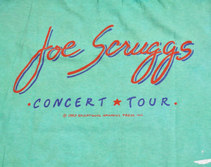 Vintage Joe Scruggs 1987 Big Underwear Tour! Shirt Size Youth Large