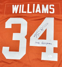 Vintage Texas Longhorns Ricky Williams Autograph Jersey Size X-Large
