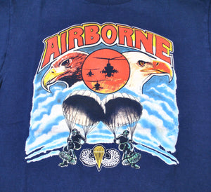 Vintage Airborne Army Military Shirt Size Medium