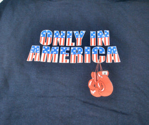 Vintage Don King Only In America Boxing Movie Sweatshirt Size Medium