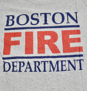 Vintage Boston Red Sox Boston Fire Department Shirt Size Small