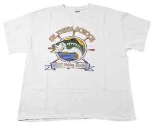 Vintage St. Paul's School 2007 Fishing Rodeo Shirt Size X-Large