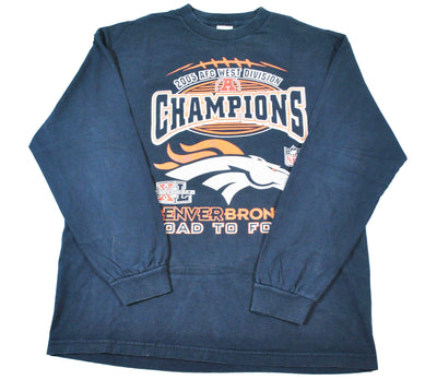 Vintage Denver Broncos Super Bowl Shirt Size X-Large