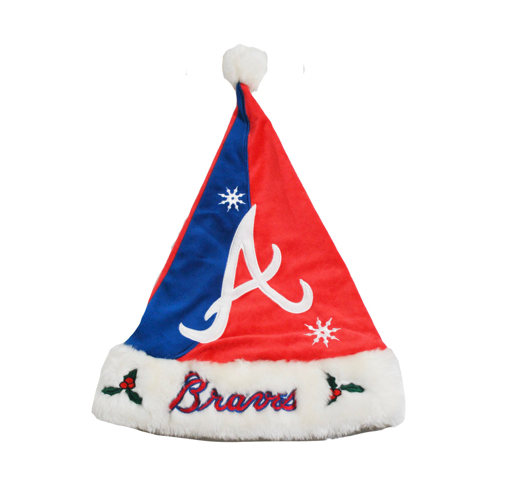 Vintage Atlanta Braves Santa Christmas Hat