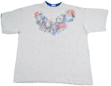 Vintage Cats Shirt Size X-Large