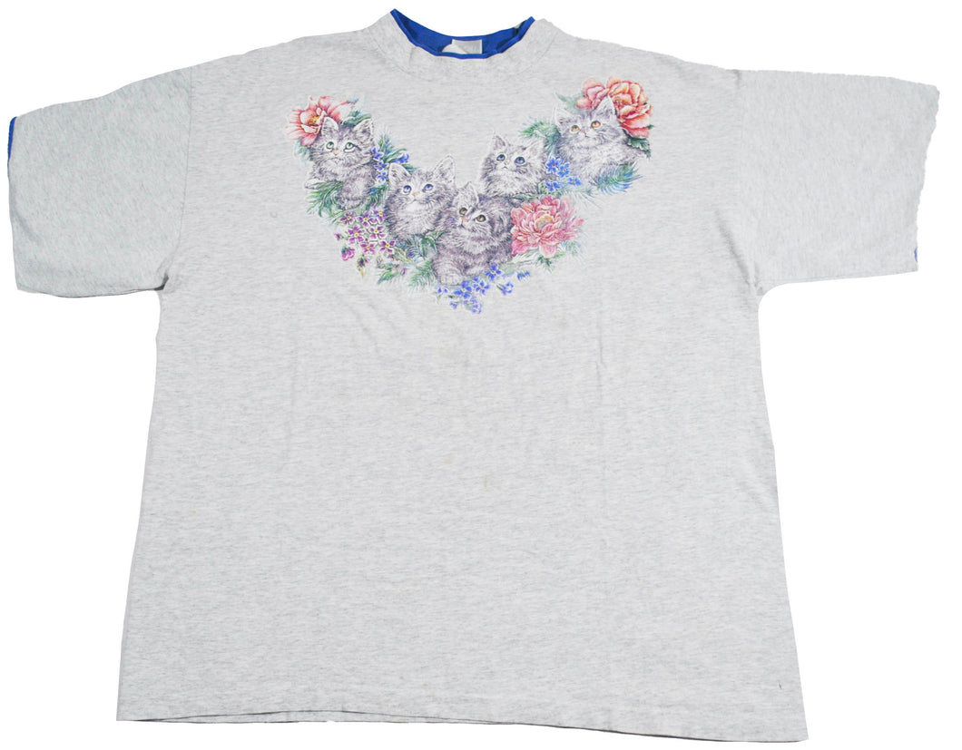 Vintage Cats Shirt Size X-Large