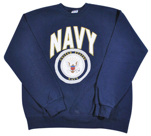 Vintage Navy Sweatshirt Size Medium