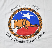 Vintage Austin Open 2000 Table Tennis Shirt Size Medium