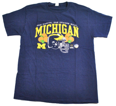 Michigan Wolverines 2021 Orange Bowl Shirt Size Large