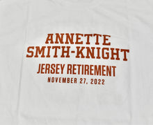 Texas Longhorns Annette Smith Knight Jersey Retirement Shirt Size Medium