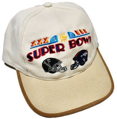 Vintage Denver Broncos Atlanta Falcons Super Bowl Snapback