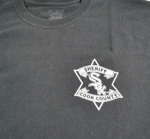 Vintage Chicago White Sox Sheriff Cook County Shirt Size X-Large