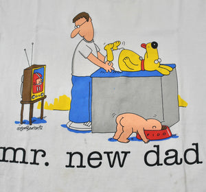 Vintage Mr. New Dad 1992 Shirt Size Large