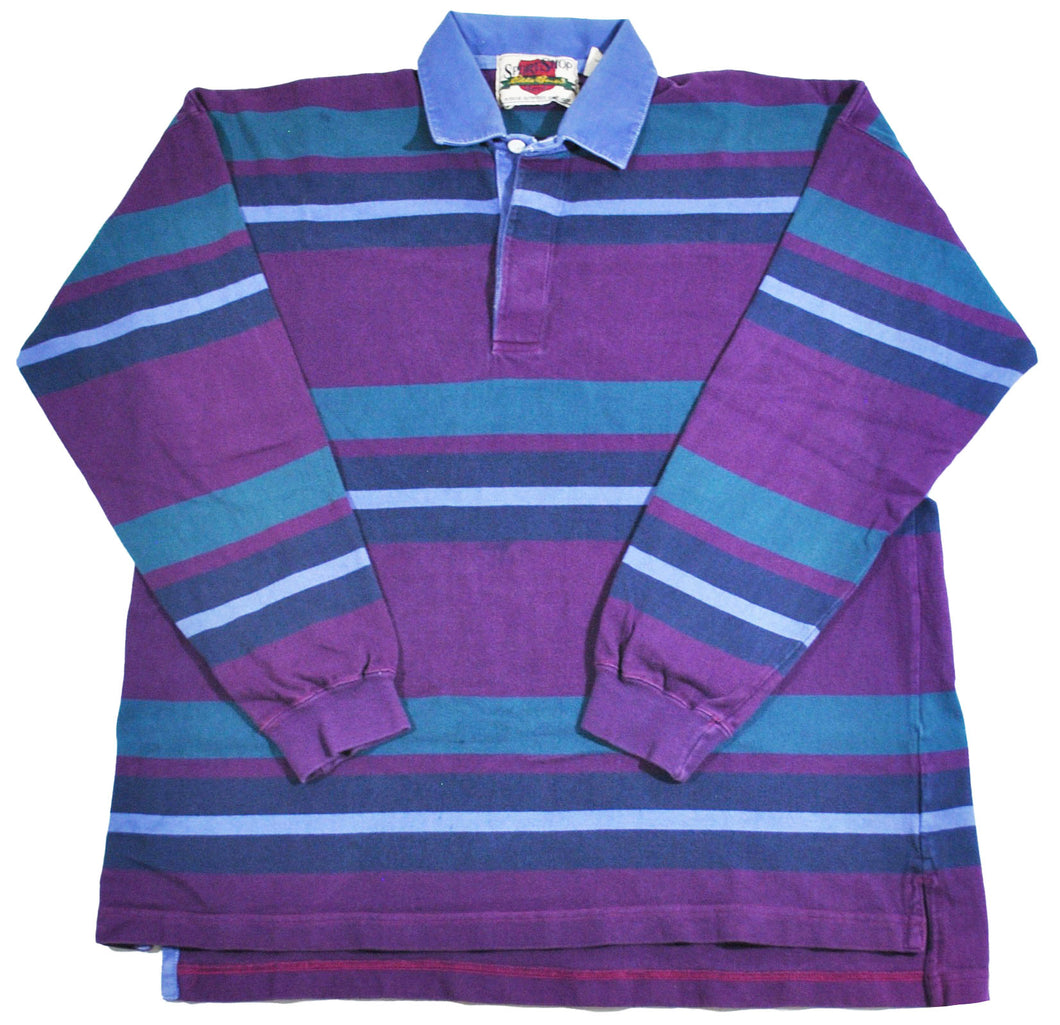 Vintage Eddie Bauer Rugby Shirt Size X-Large
