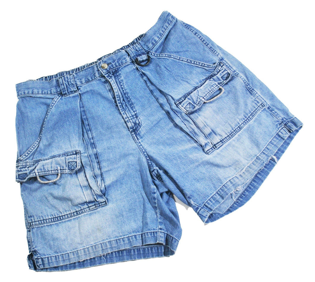 Vintage Columbia Denim Shorts Size Large(35-36)