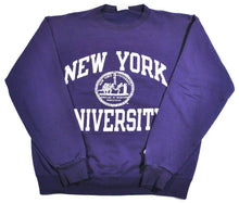 Vintage New York University Champion Brand Sweatshirt Size Medium