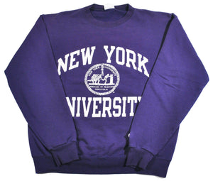 Vintage New York University Champion Brand Sweatshirt Size Medium