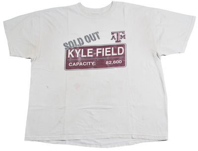 Vintage Texas A&M Aggies Kyle Field Sold Out Shirt Size X-Large