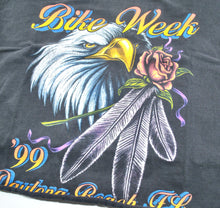 Vintage Bike Week 1999 Daytona Beach Crop Shirt Size Large