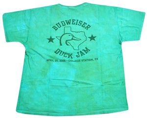 Vintage Ducks Unlimited Budweiser Duck Jam 2009 College Station Texas Shirt Size X-Large