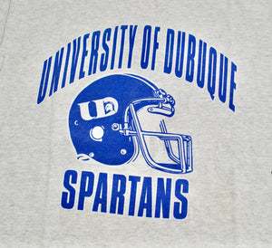 Vintage Dubuque Spartans Football Reebok Shirt Size Large