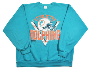 Vintage Miami Dolphins Sweatshirt Size Large