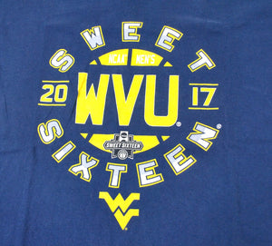 West Virginia Mountaineers Sweet 16 2017 Shirt Size Large