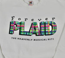 Vintage Forever Plaid Musical Sweatshirt Size X-Large