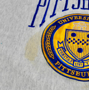 Vintage Pittsburgh Panthers Cropped Sweatshirt Size Large