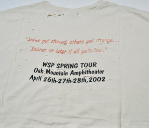 Vintage Widespread Panic Fear and Loathing in Oak Mountain 2002 Tour Shirt Size Large