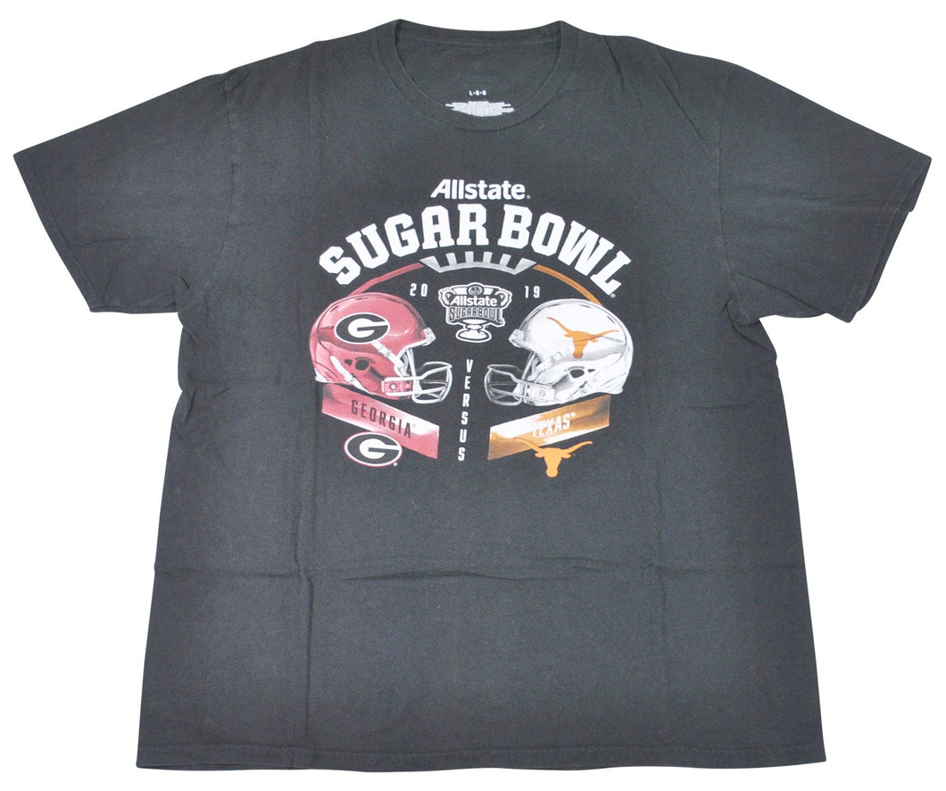 Texas Longhorns Georgia Bulldogs 2019 Sugar Bowl Shirt Size Large