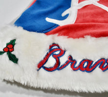 Vintage Atlanta Braves Santa Christmas Hat