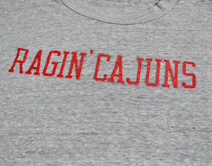 Vintage Louisiana Ragin' Cajuns 80s Champion Brand Shirt Size Large