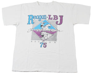 Vintage Reagan LBJ 1995 Austin Texas Shirt Size Large