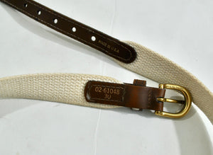 Vintage Animal Belt Made in USA Size 30