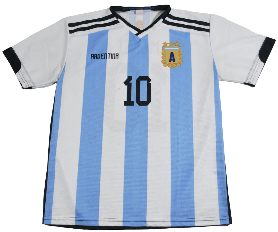 Vintage Lionel Messi Argentina Made in Italy Jersey Size Medium