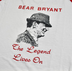 Vintage Alabama Crimson Tide Bear Bryant Shirt Size Large