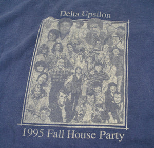 Vintage Good Times Dynomite Delta Upsilon 1995 Fraternity Shirt Size X-Large