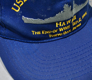 Vintage USS Missouri Military Snapback