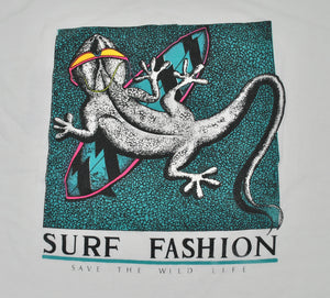 Vintage Surf Fashion Save The Wild Life Shirt Size X-Large