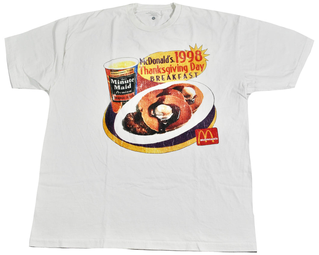 McDonalds Breakfast Shirt Size X-Large