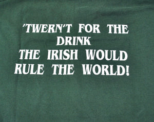 Vintage Irish Syracuse New York Bar Shirt Size Large